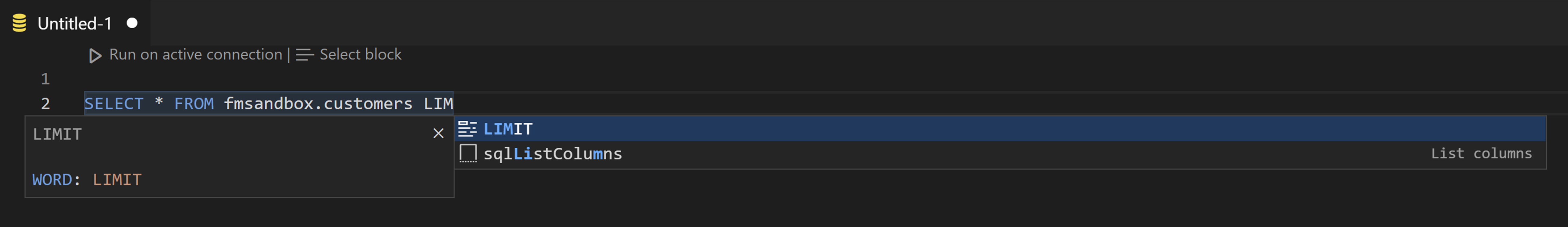 dbx-sql-10-intelliSense